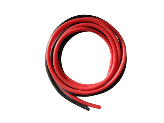สายไฟซิลิโคน12AWG สายไฟซิลิโคน 12 AWG (Black+Red 1 m.) (ICS)