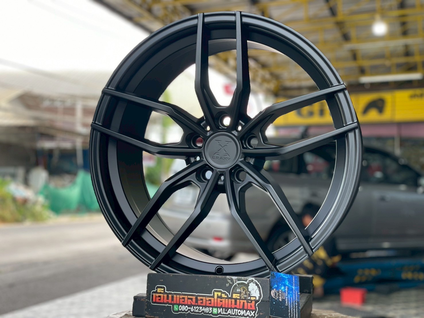 ล้อแม็กซ์ Graxy X03+ ขอบ 18 นิ้ว ขนาด 18x8.5 ET35 5x112 และ 5x114