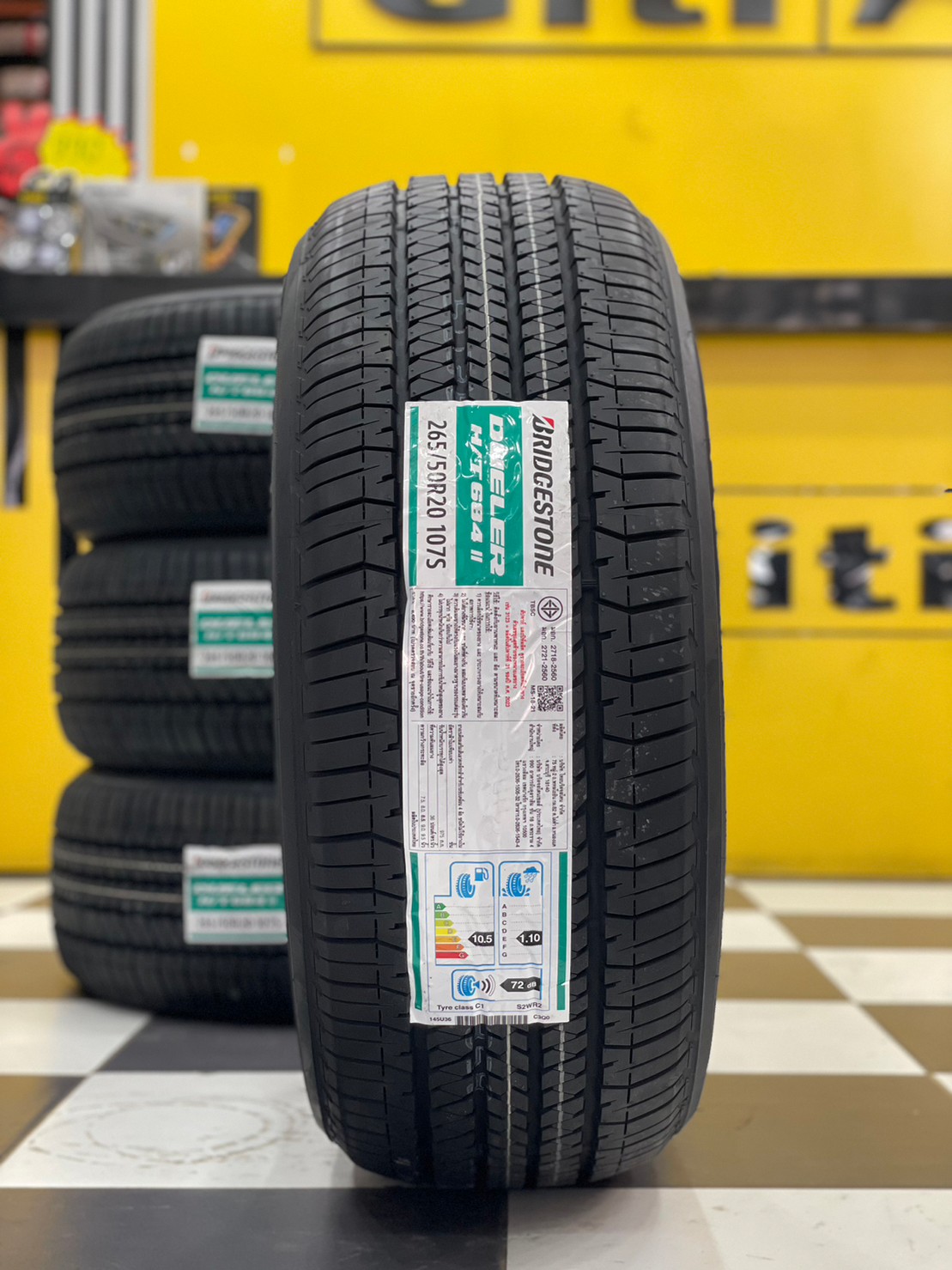ยางBRIDGESTONE DUELER H/T 684 265/50R20 ยางใหม่ปี2023
