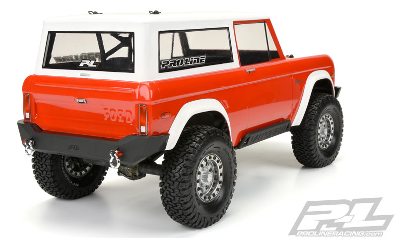 PRO-3313-60 1973 Ford Bronco Clear Body for 12" (305mm) Wheelbase Scale Crawlers