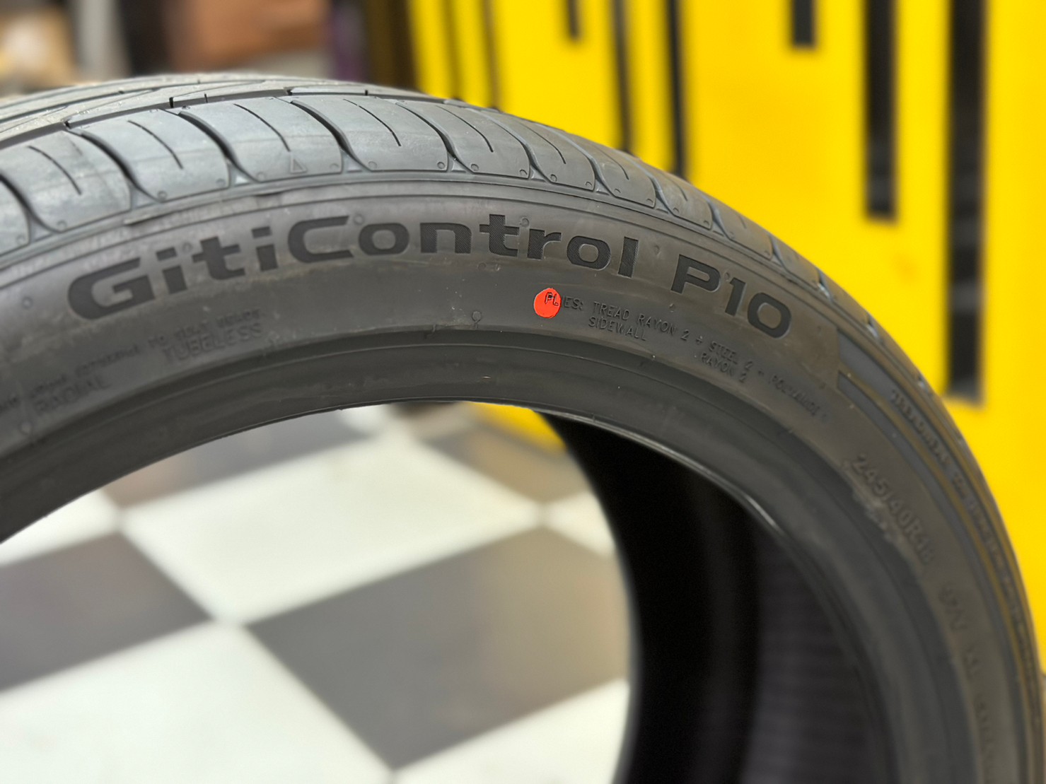 GITI Runflat ยางจีที รันแฟลต GITI Control P10 245/40RF18