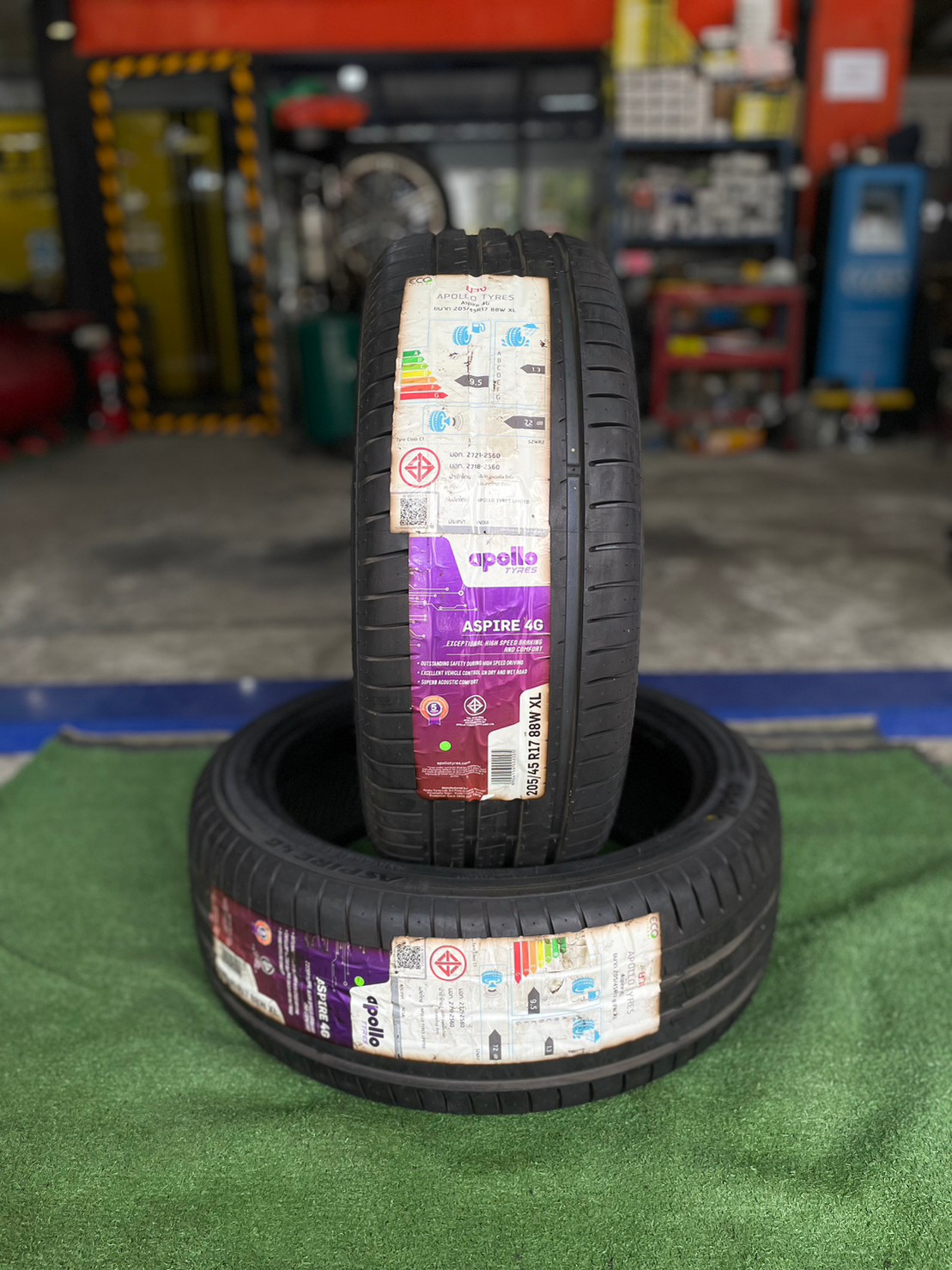 Apollo Aspire4G 205/45R17 ยางใหม่ปี21 (มี2เส้น)