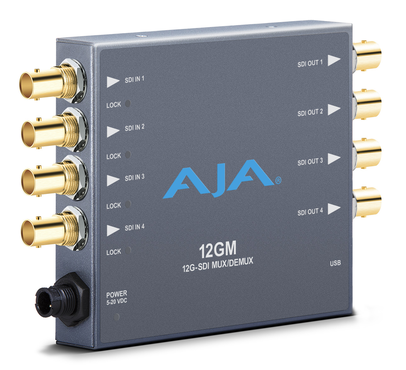 AJA 12GM 12G-SDI to/from SDI Muxer/DeMuxer