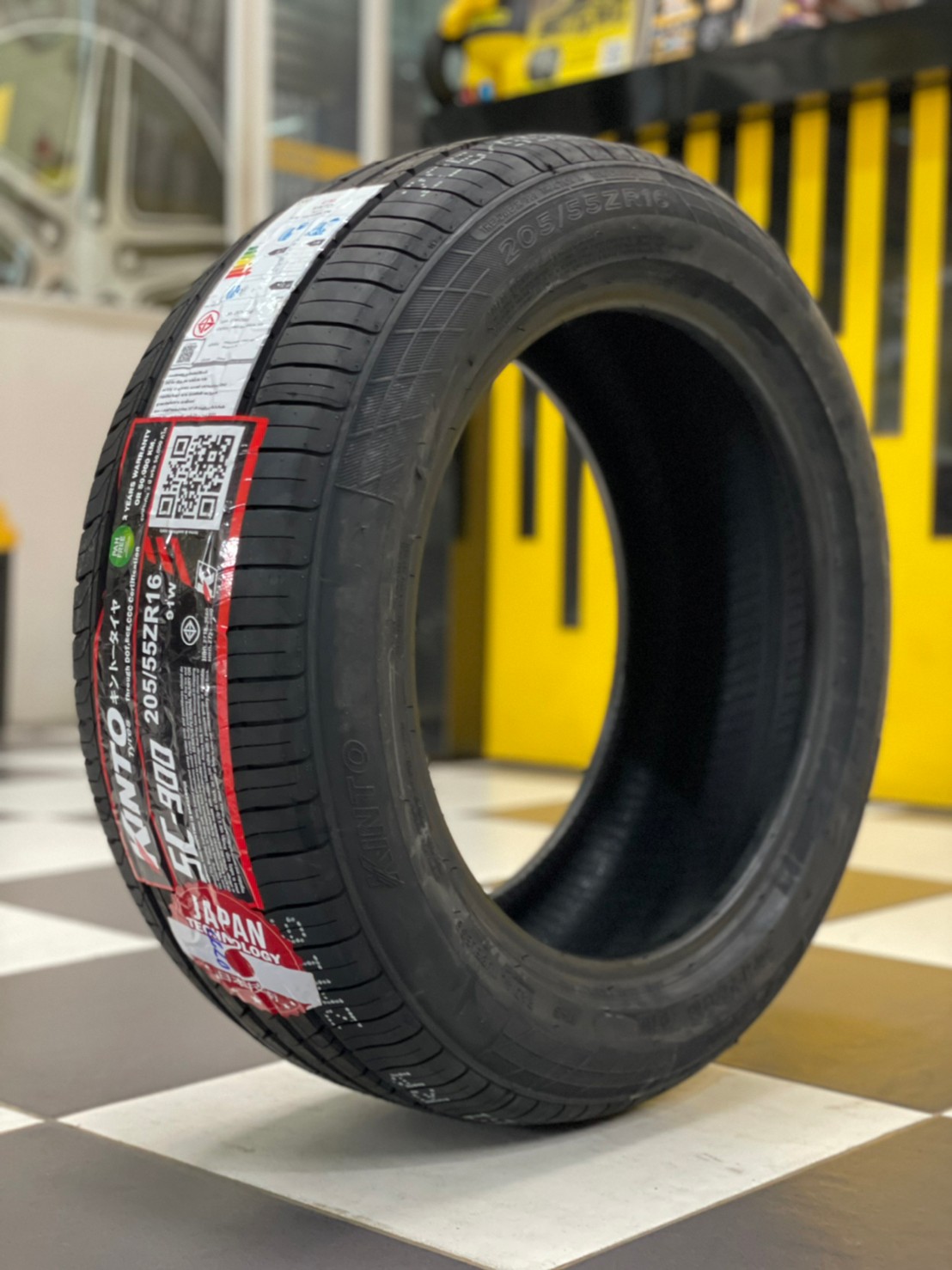 KINTO SC-900 205/55R16 ยางใหม่ปี2023 ยางเทคโนโลยีญี่ปุ่นผลิต