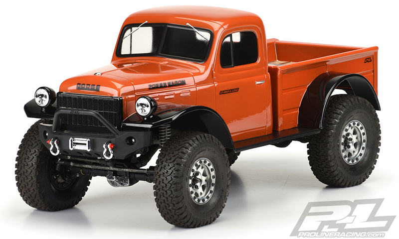 PRO-3499-00 [PRE-ORDER 30-45วัน] 1/10 1946 Dodge Power Wagon Clear Body 12.3" (313mm) WB Crawlers