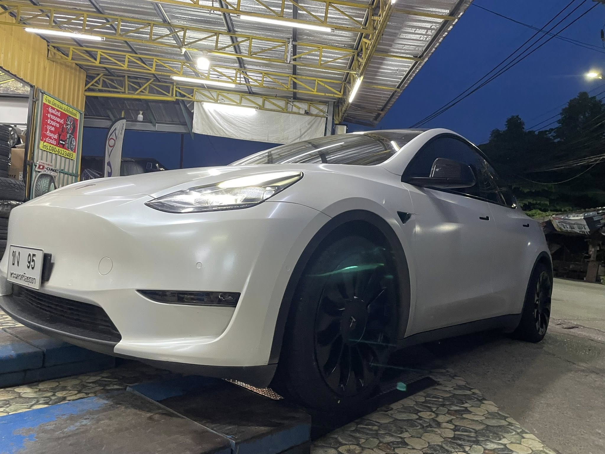 TESLA_MODEL Y 🚘❤️💫 🛞🐘#GITI_ControlP10_255/40R20 ❤️ 🛞 #รถไฟฟ้า100% #ยางเทคโนโลยีฟองน้ำ