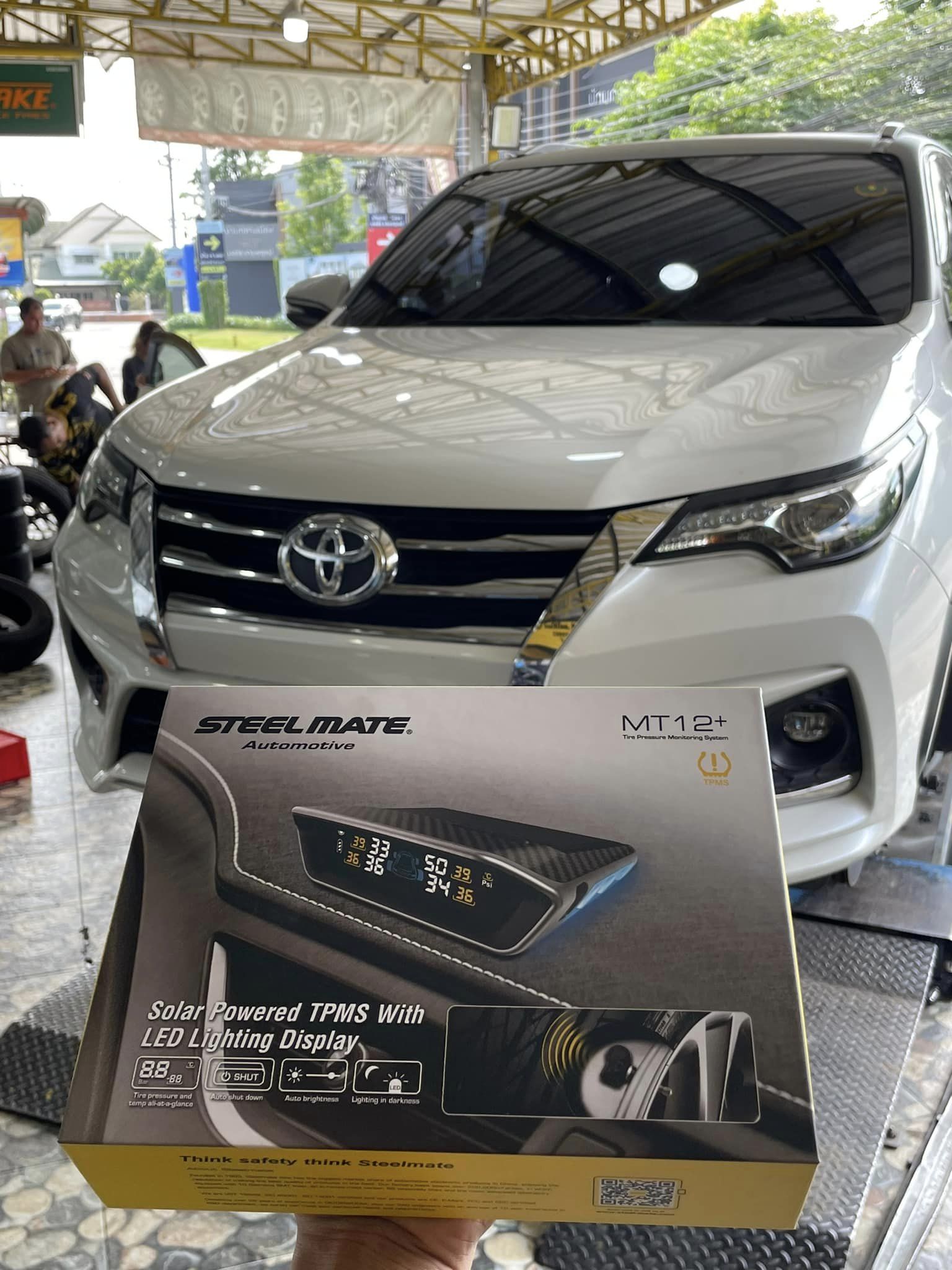 🛞❤️ #TOYOTA_FORTUNER 🚘❤️💫 🛞🐘#DUNLOP_GRANDTREK PT3_265/50R20 ❤️ 🛞 #TPMSตัววัดลมยางอัตโนมัติ🛞