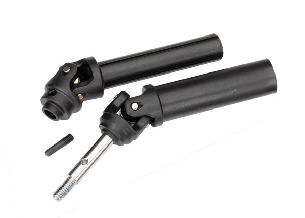 6852A Driveshaft assembly, rear, extreme heavy duty (1) (left or right) (fully assembled, ready to install)/ screw pin (1)