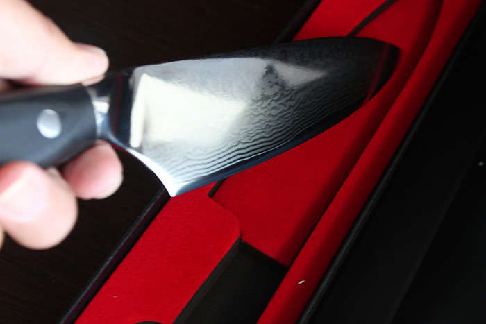 Damascus chef knife