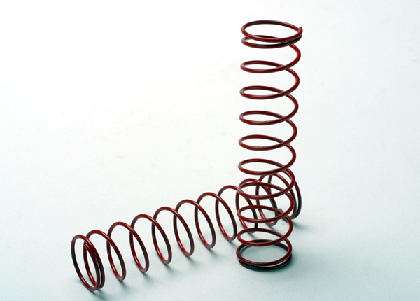 4957 Springs, red (for Ultra Shocks only) (2.5 rate) (f/r) (2)