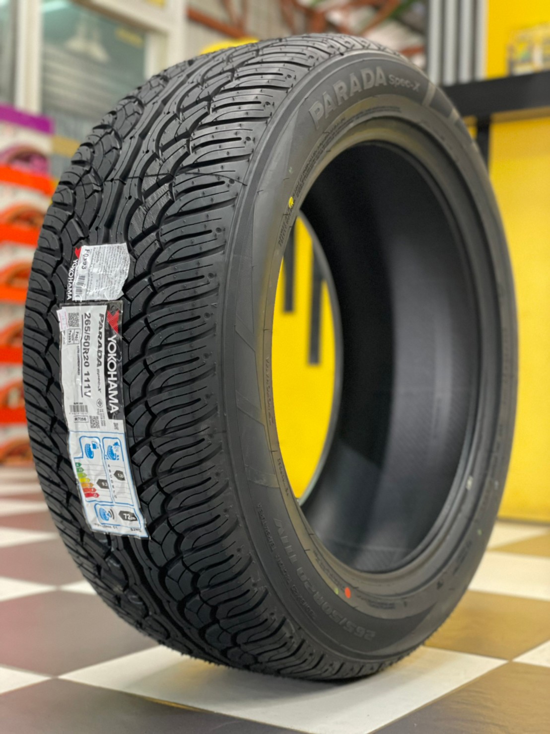 ยางใหม่ YOKOHAMA PARADA Spec-X 265/50R20 ยางสมรรถนะสูง ยางปี2022