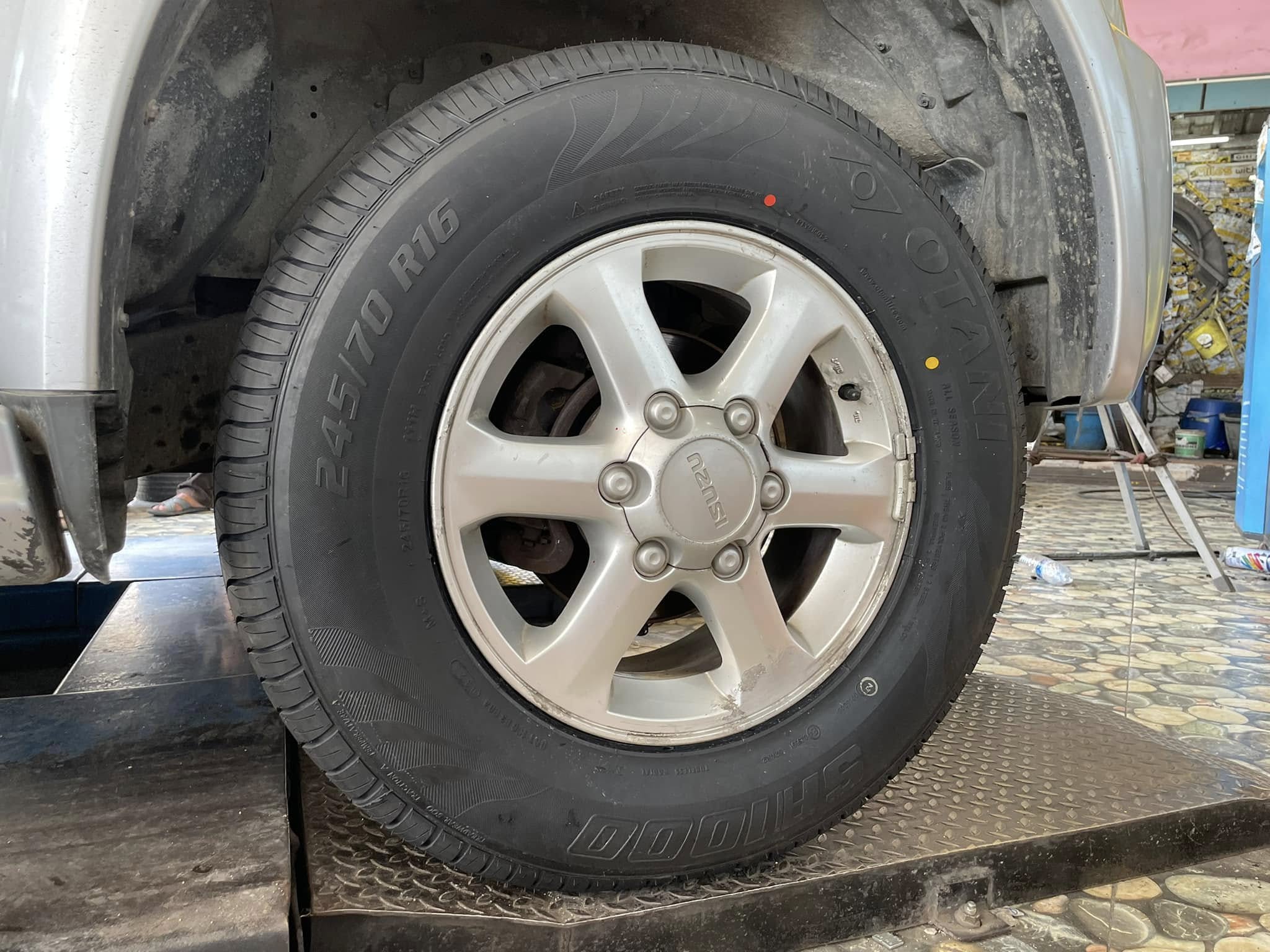 🚘 #ISUZU_D-MAX🛞#เปลี่ยนยาง #OTANI #SA1000 245/70R16