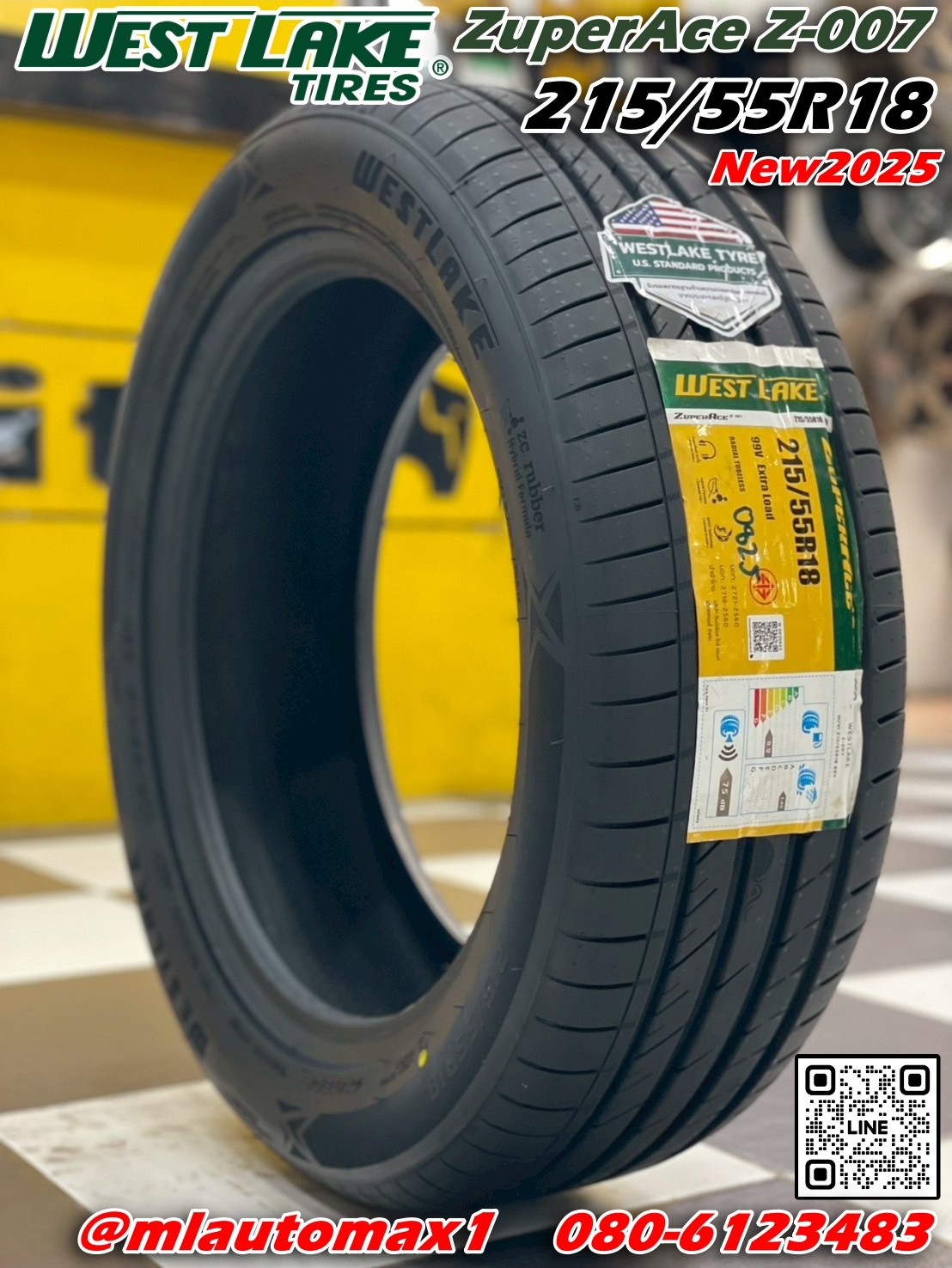 #ยางWestlake ZUPER ACE Z-007 215/55R18 ยางใหม่ปี2025