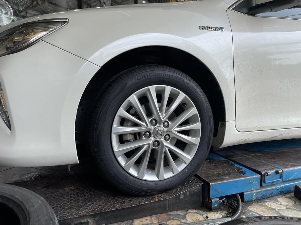 TOYOTA_CAMRY🛞 เปลี่ยนยาง #GITI_COMFORT F22 215/55R17