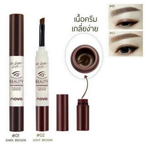 Novo โนโว เจลเขียนคิ้วน้ำสไตล์เกาหลี