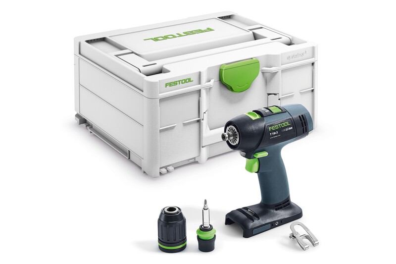 ชุดสว่านไร้สาย T 18+3-Basic 18V. No.576448 FESTOOL (เฉพาะตัวเครื่อง)