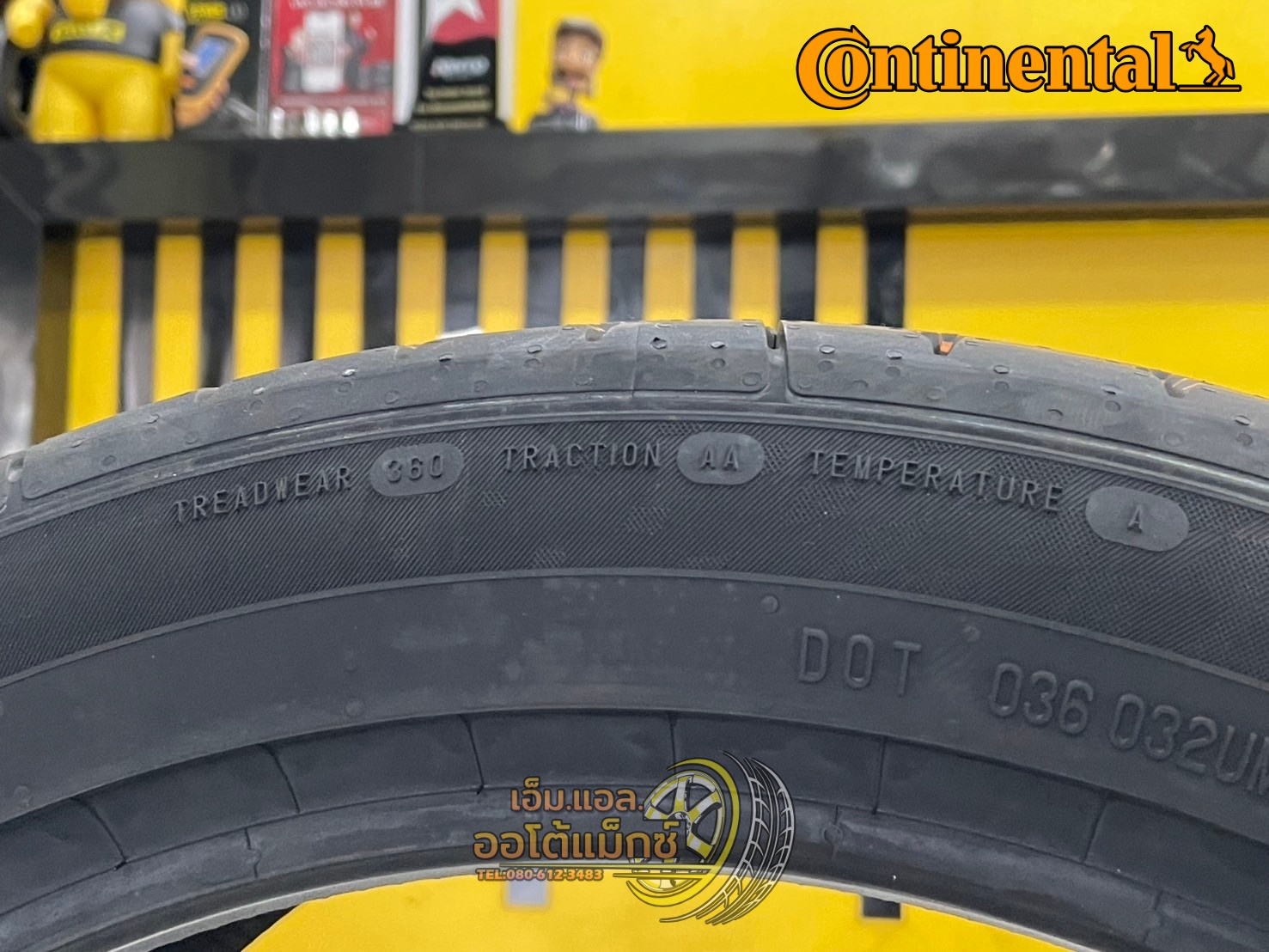 ยาง Continental MaxContact MC7 245/40R18 ยางใหม่ปี2025