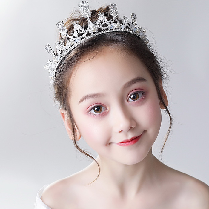 Sมงกุฎเด็ก*หน้าร้านอยู่รัชดาลองได้*KF670 สีเงิน สีทอง มงกุฎเจ้าหญิง