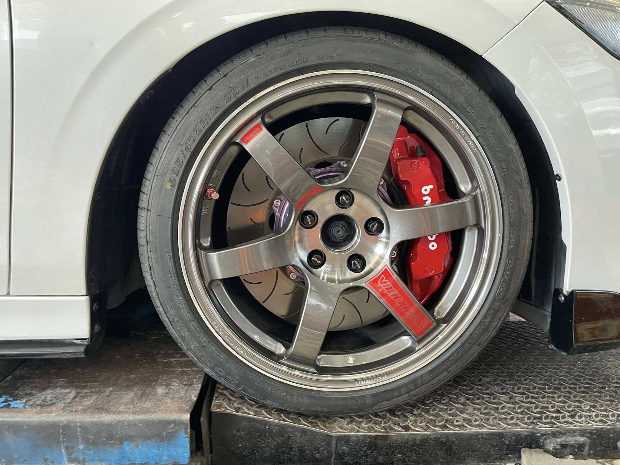 HONDA_CIVIC 🚘เปลี่ยนยาง 🛞🐘#GOODRIDE_SA77_235/40R18