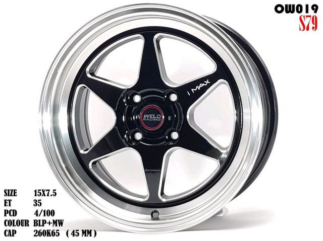 แม็กใหม่ Weld Oasis Wheel ขอบ15 ขนาด 4รู100