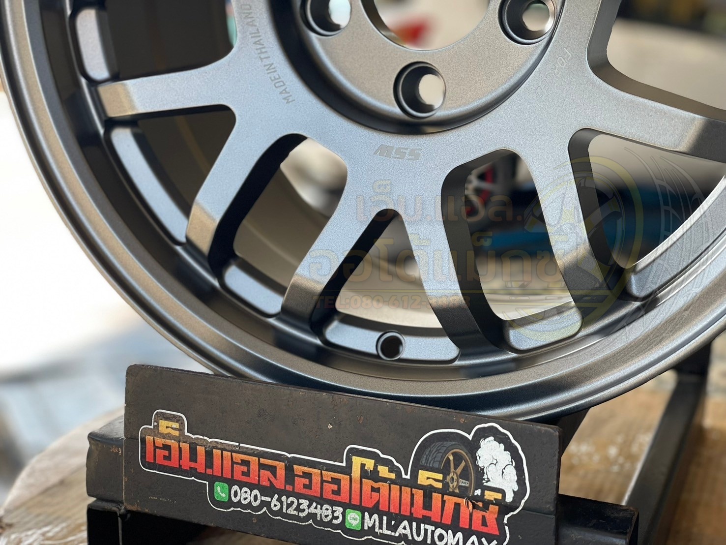 ล้อแม็กซ์ใหม่ขอบ16" SSW404 16x8 ET25 5x114.3 สีเทากัน สวยทนทาน คุณภาพดี ล้อมาตรฐานส่งออก