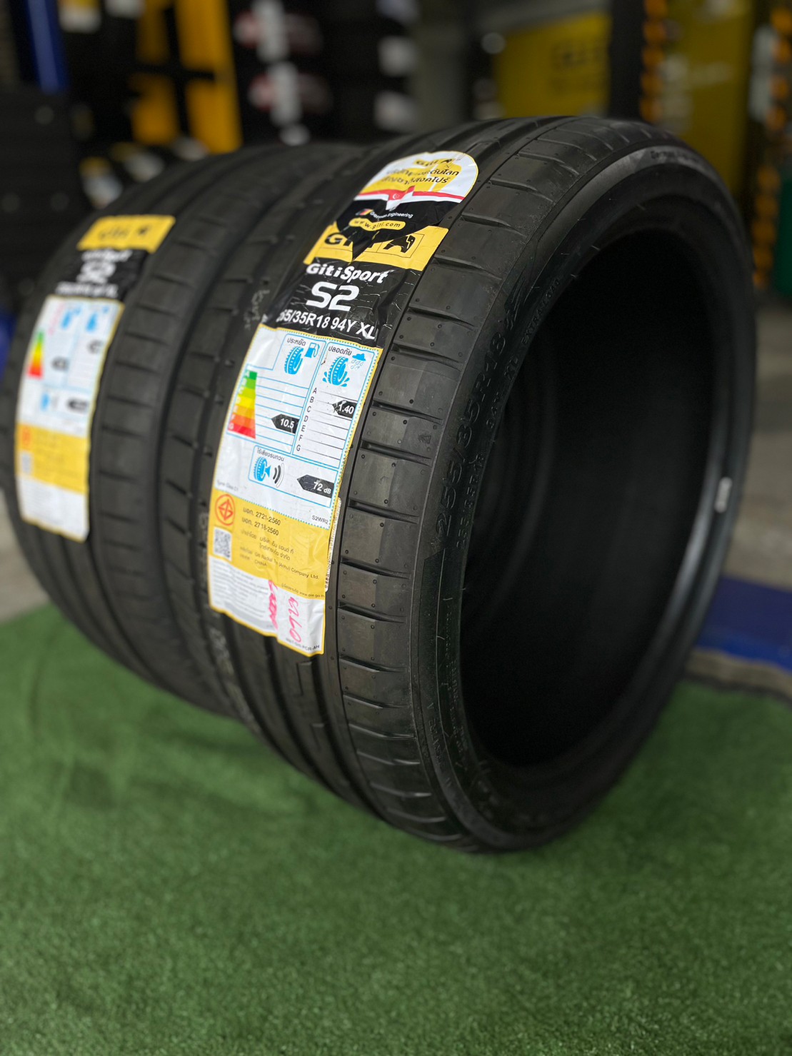 Giti SportS2 255/35R18 ยางใหม่ปี2023