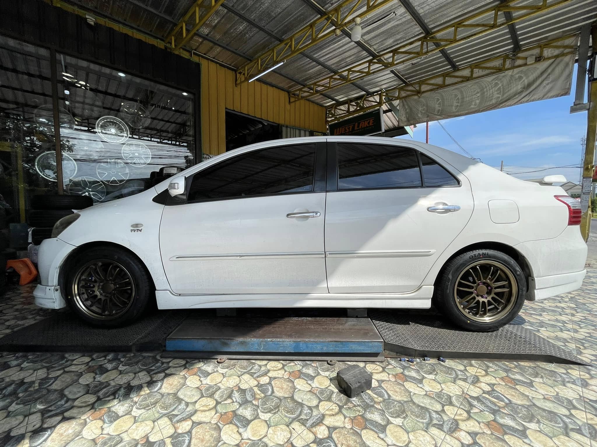 🚘 #TOYOTA_VIOS🛞เปลี่ยนยาง #OTANI #EK1000 195/55R15