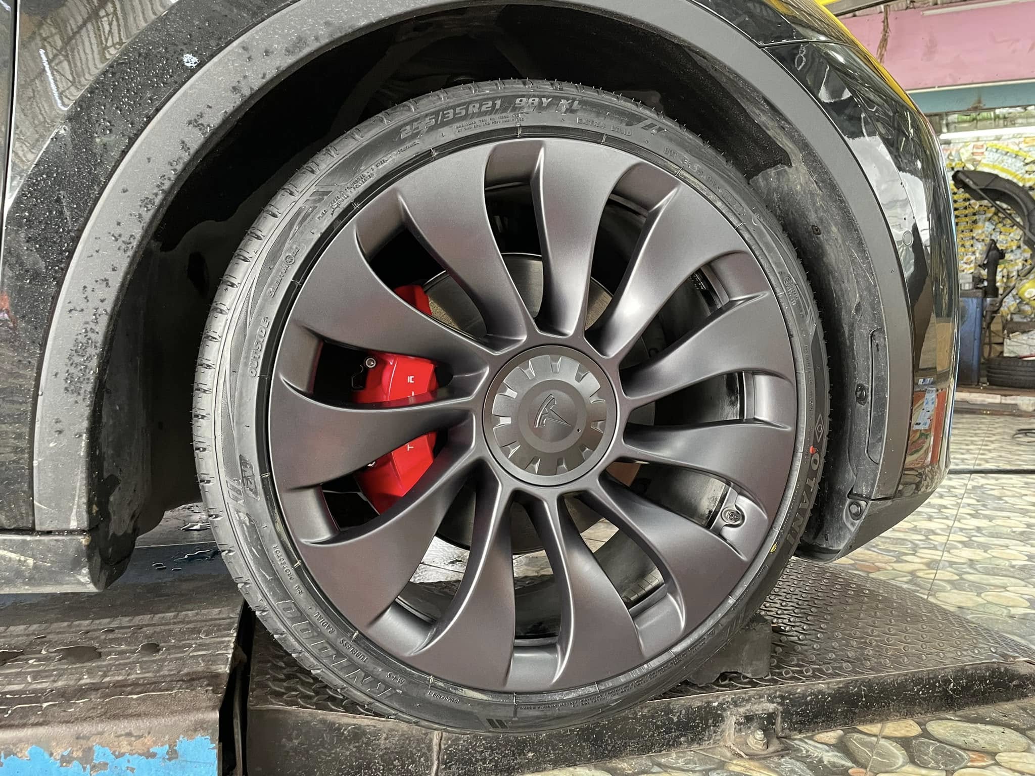 🚘 #TESLA_MODEL Y #OTANI #KN1000 255/35R21 #OTANI #KN1000 275/35R21