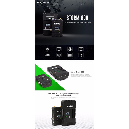 Vaxis Storm 800 HD 0-Latency Wireless Transmission ระยะ 200 เมตร