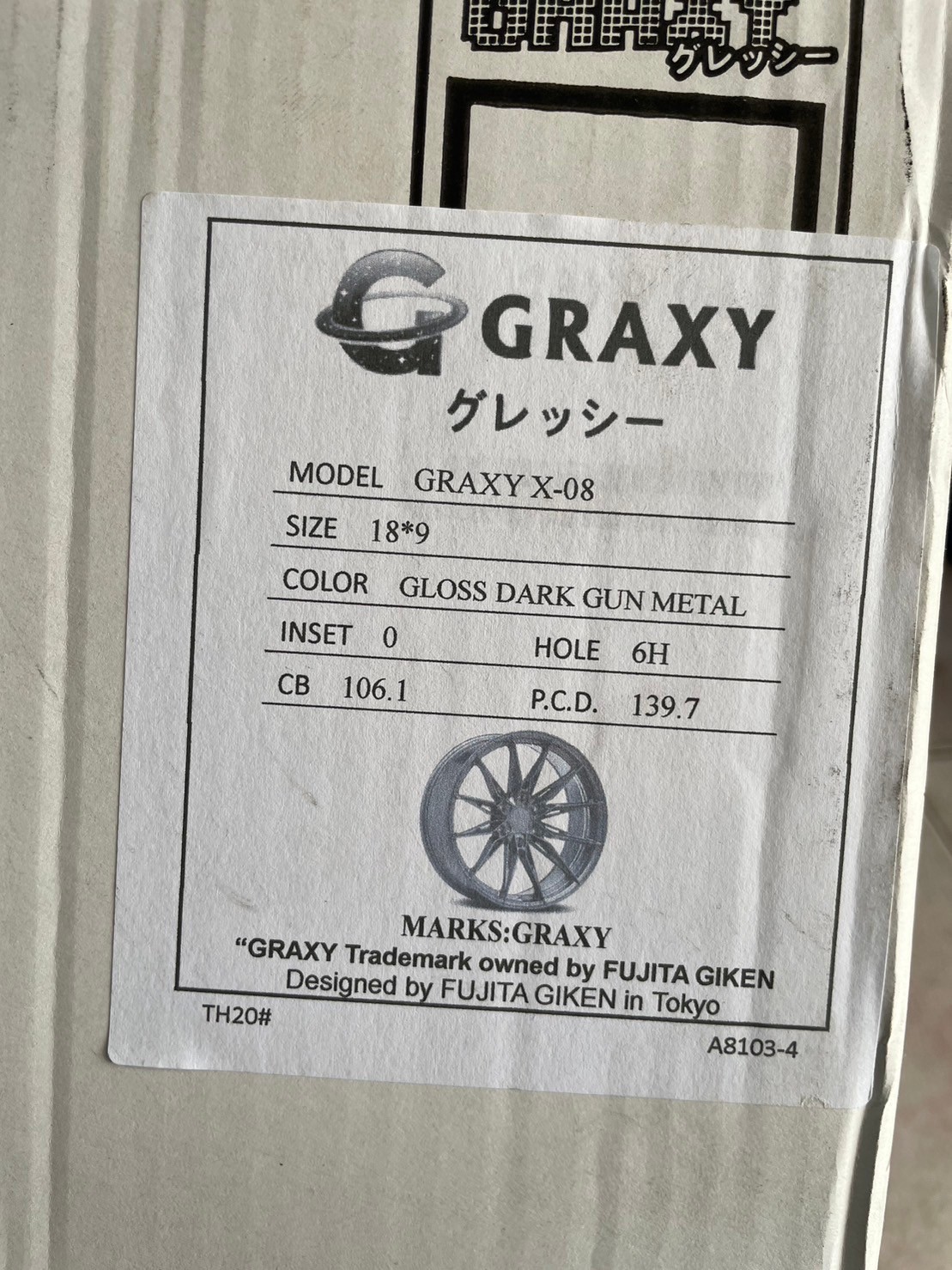 #ล้อแม็กซ์ใหม่ขอบ18 #สีเทาดำ #GRAXY X-08 18x9 ET0 6x139.7 สวยหรูราคาสบายกระเป๋า สำหรับรถกระบะและSUV