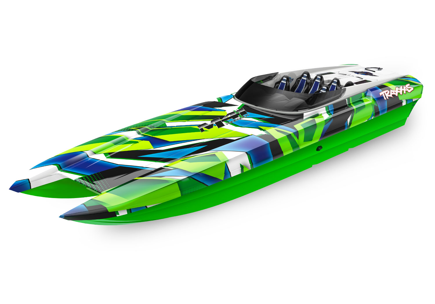 57046-4 DCB M41 Widebody: Brushless 40' Race Boat with TQi™ Traxxas Link™ Enabled 2.4GHz Radio System & Traxxas Stability Management (TSM)®