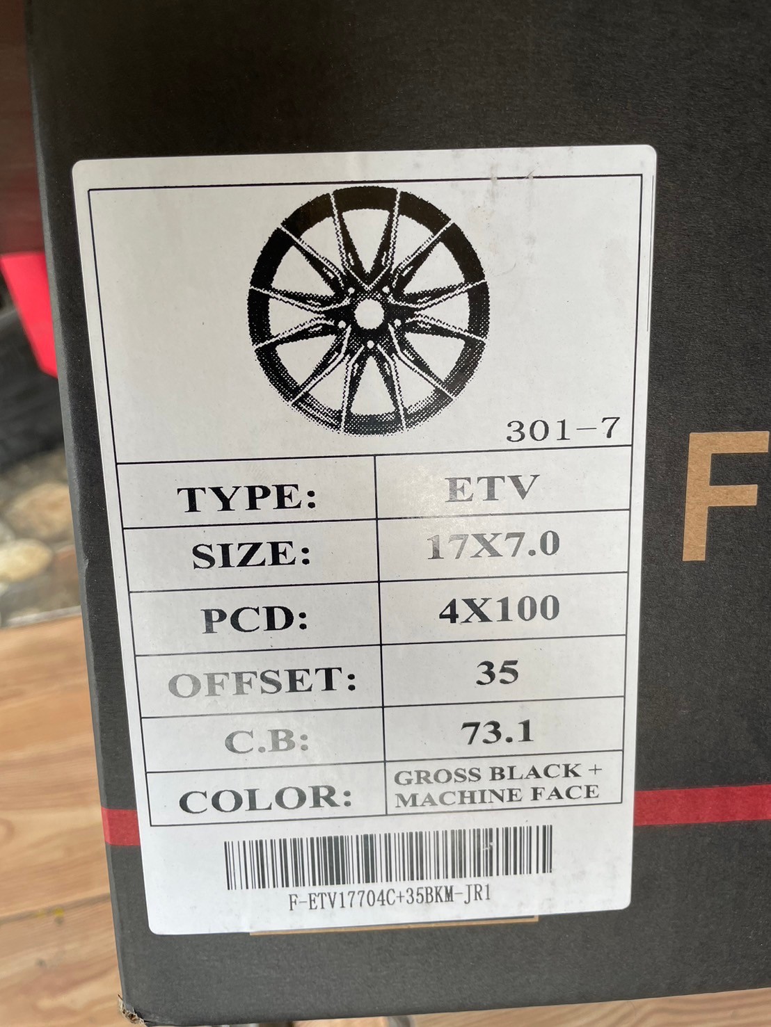ล้อแม็กซ์ใหม่ Emotion-R #ล้อแม็กซ์ขอบ17 #EmotionR #ETV 17x7 ET35 4x100 สีดำขอบมิลลิ่งสีเงิน