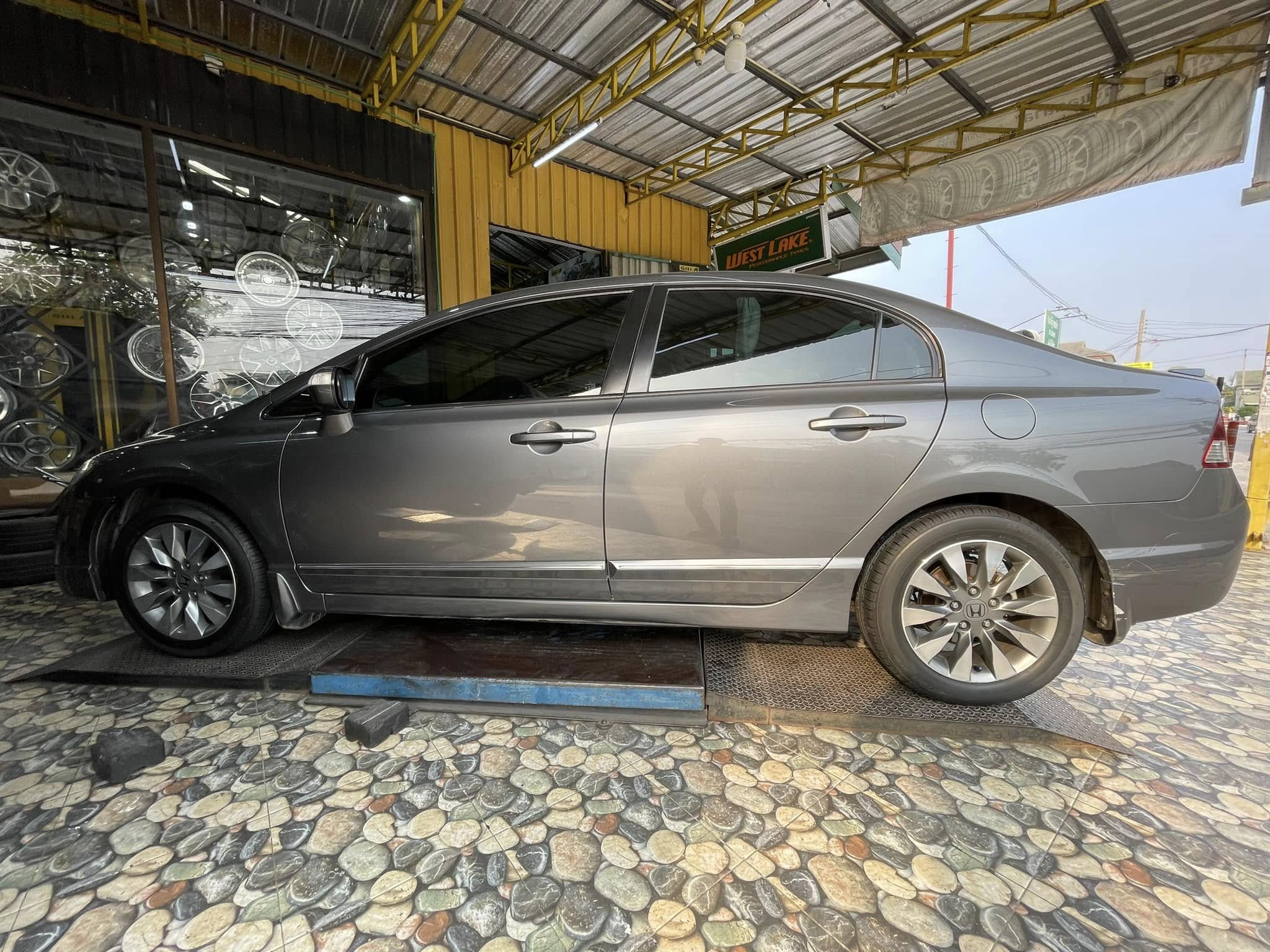 🛞❤️ #HONDA_CIVIC 🚘เปลี่ยนยาง 🛞🐘#DAYTON_DT30 #205/55R16