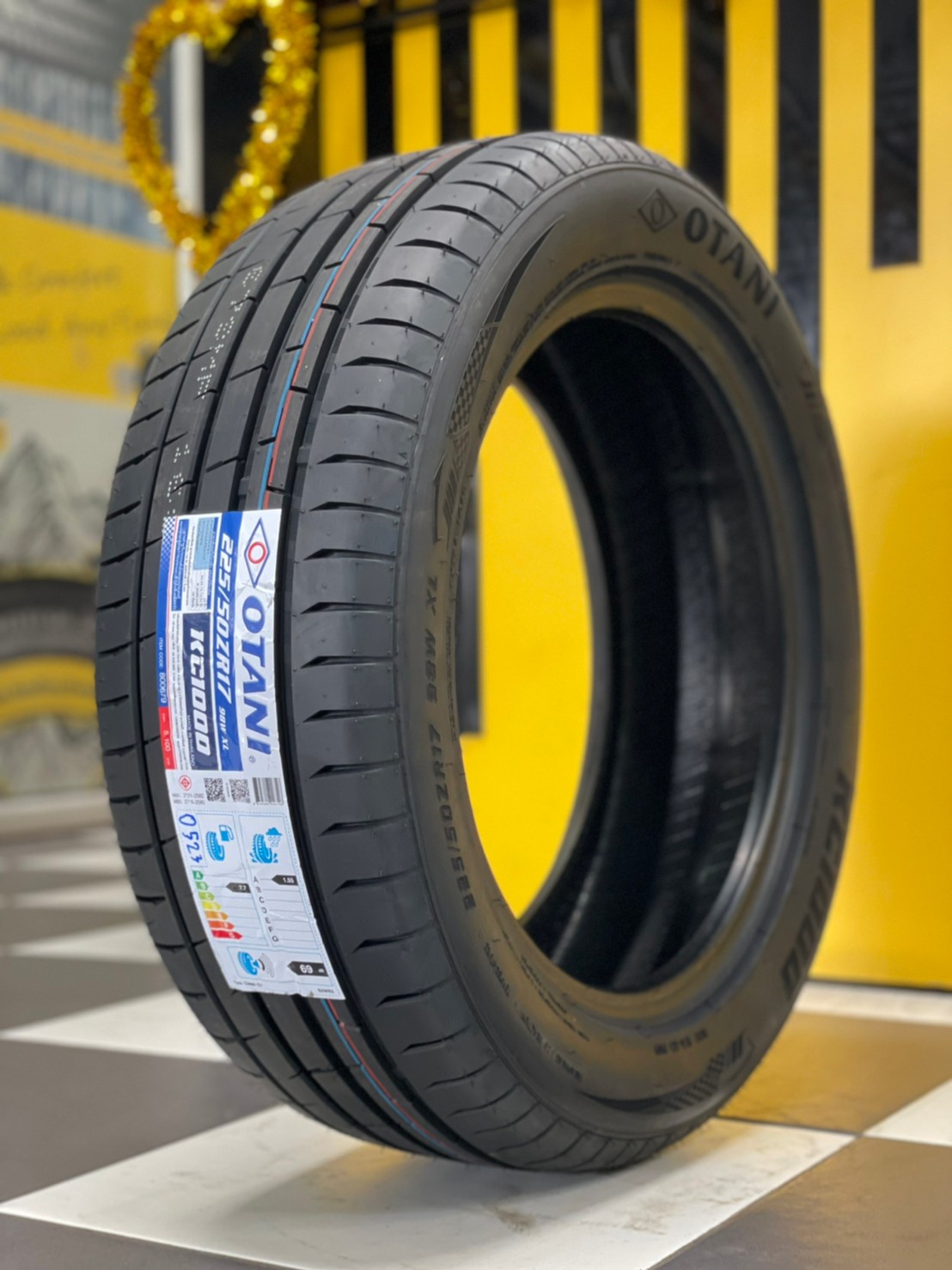 OTANI KC1000 225/50R17 ยางใหม่ปี2023 ราคาโปรโมชั่นพิเศษโทรสอบถามได้ค่ะ