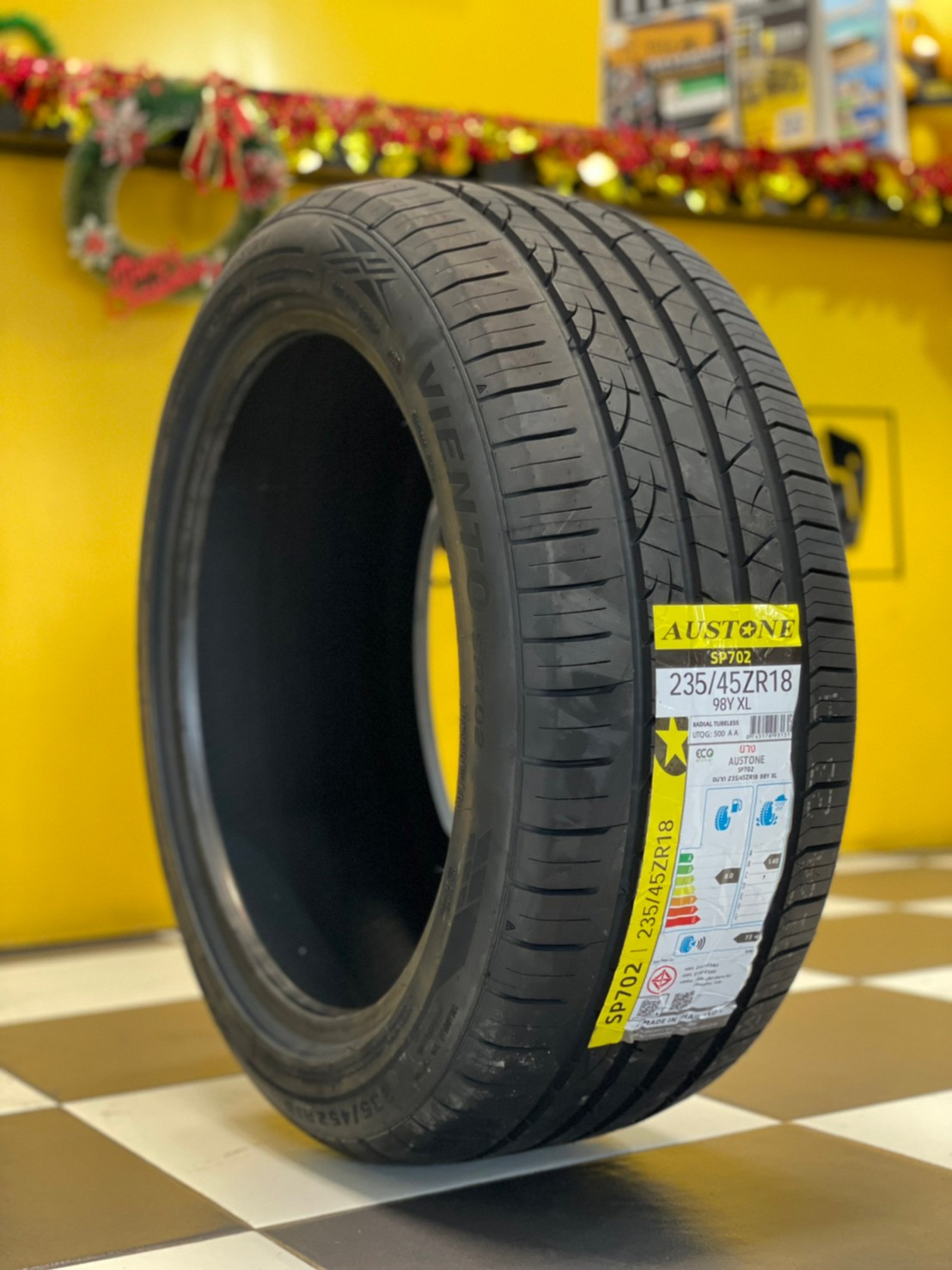 ยางใหม่AUSTONE SP702 235/45R18 ยางใหม่ปี2023