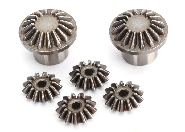 8582 Gear set, differential (front) (output gears (2)/ spider gears (4))