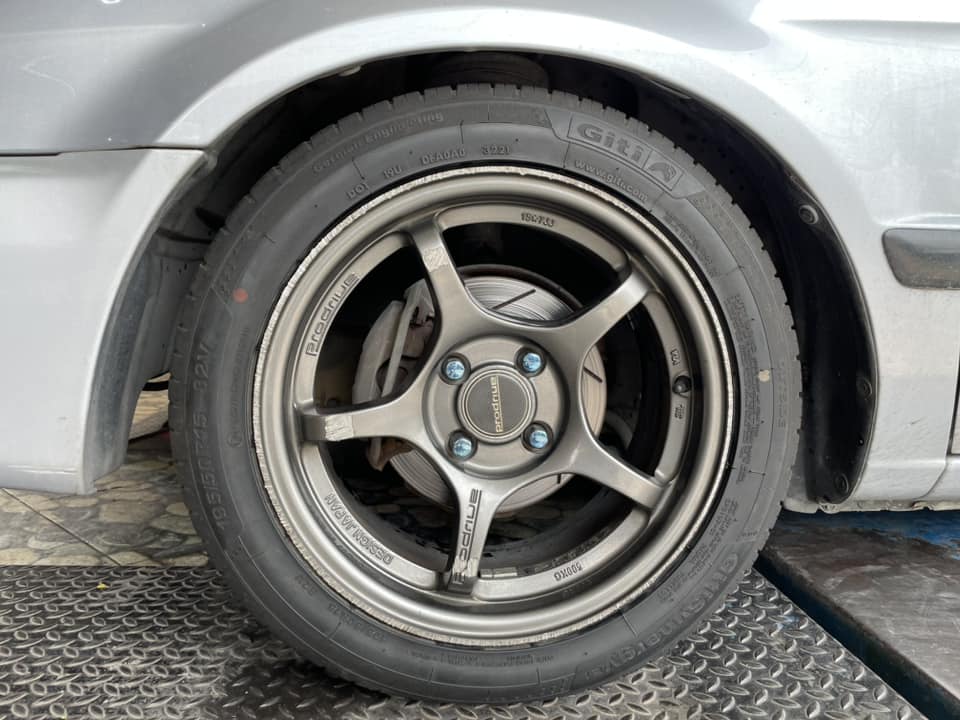 #TOYOTA_SOLUNA🛞เปลี่ยนยาง #GITI_SynergyE1 195/50R15