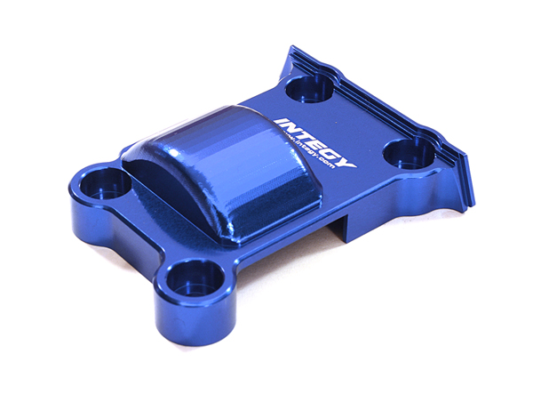 INT-C27465BLUE Billet Machined Rear Lower Gear Cover for Traxxas (7787) X-Maxx 4X4
