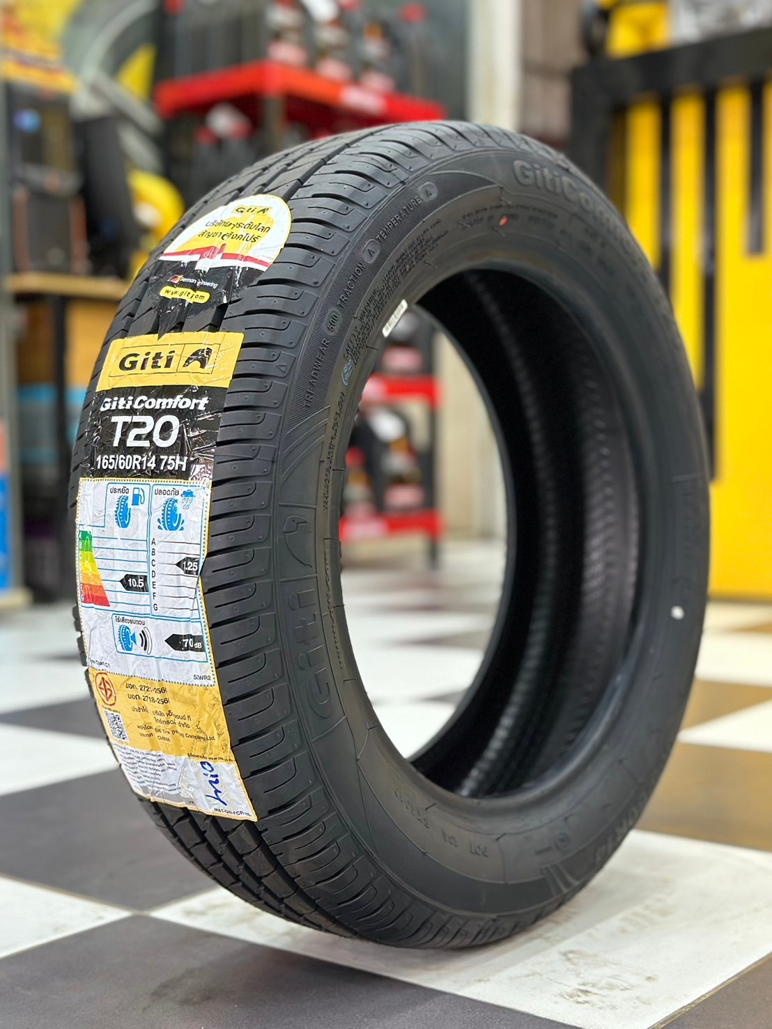 🛞#ยางใหม่จีที GITI ComfortT20 165/60R14 ยางใหม่ปี2024 🛞