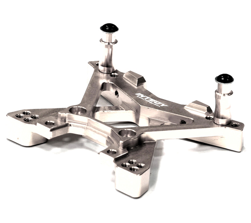 INT-T8583SILVER Billet Machined Front Shock Tower for 1/10 Stampede 4X4 & Slash 4X4