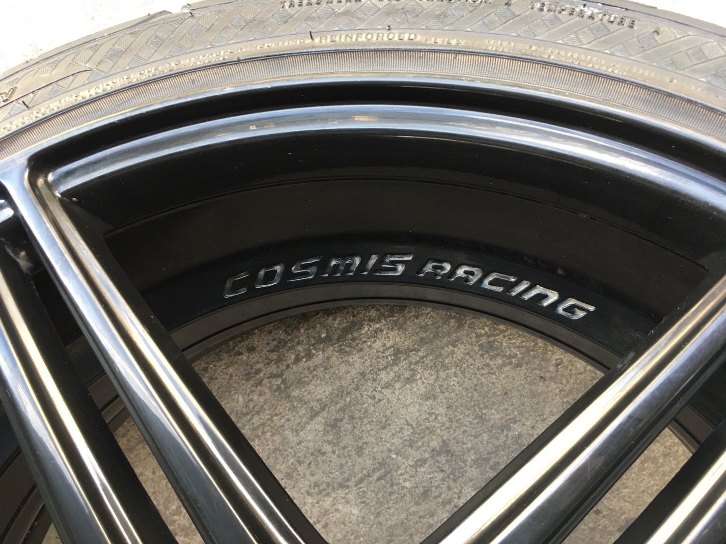 ล้อแท้ Cosmis ขอบ17 4รู100 พร้อมยาง