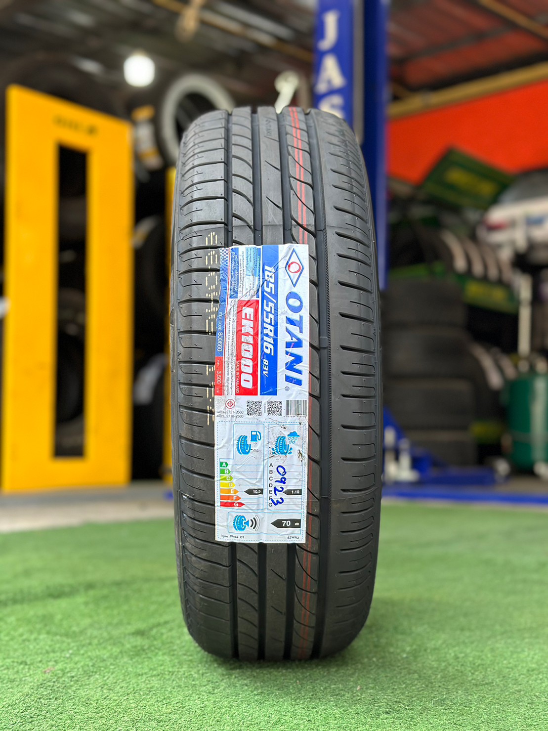 OTANI EK1000 185/55R16ยางใหม่ปี2023 ราคาพิเศษพร้อมติดตั้งฟรี สามารถสอบถามเพิ่มเติมได้ค่ะ