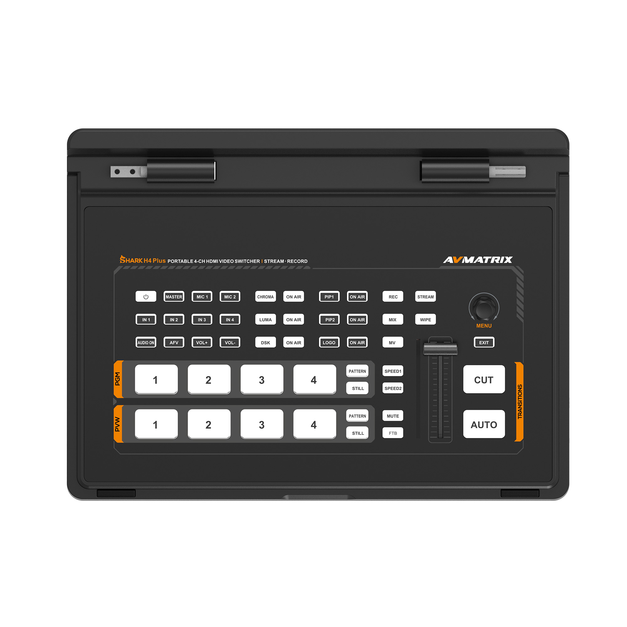 AVMatrix SHARK H4 PLUS 4-CH HDMI VIDEO SWITCHER