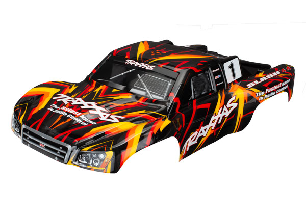 6816 Body, Slash® 4X4, orange (painted, decals applied)