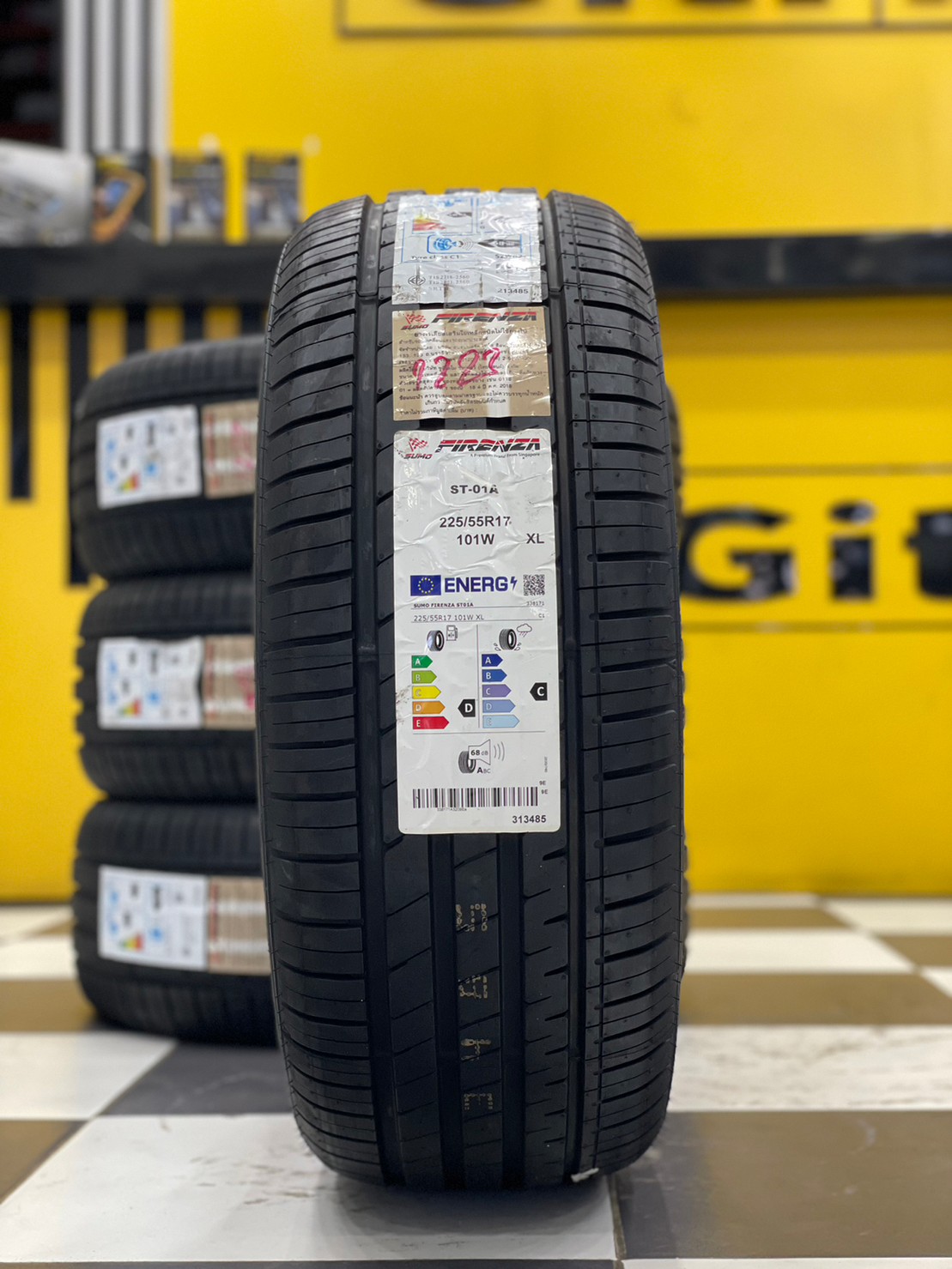 🔥🔥PROMOTION🔥🔥 ยางใหม่FIRENZA ST01A 225/55R17 ยางใหม่ปี2023 (4เส้น)