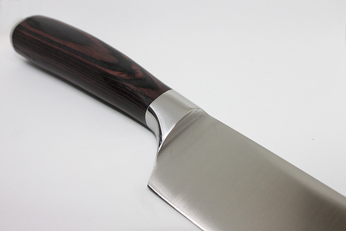 wood handle 440c chef knife