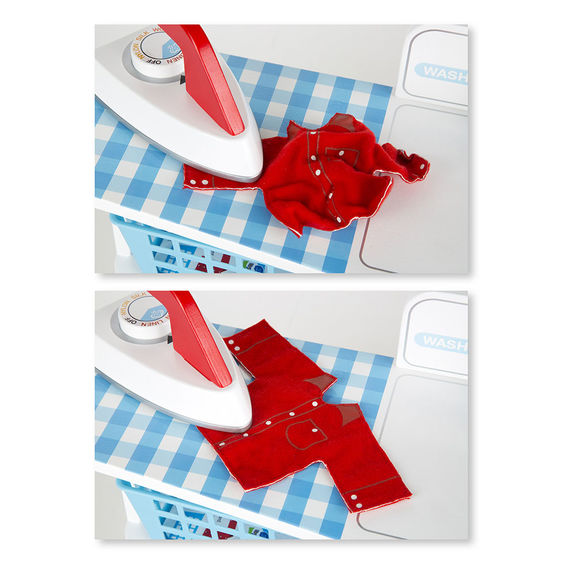 9352 Wooden Wash, Dry & Iron Play Set Age: 3 Years+