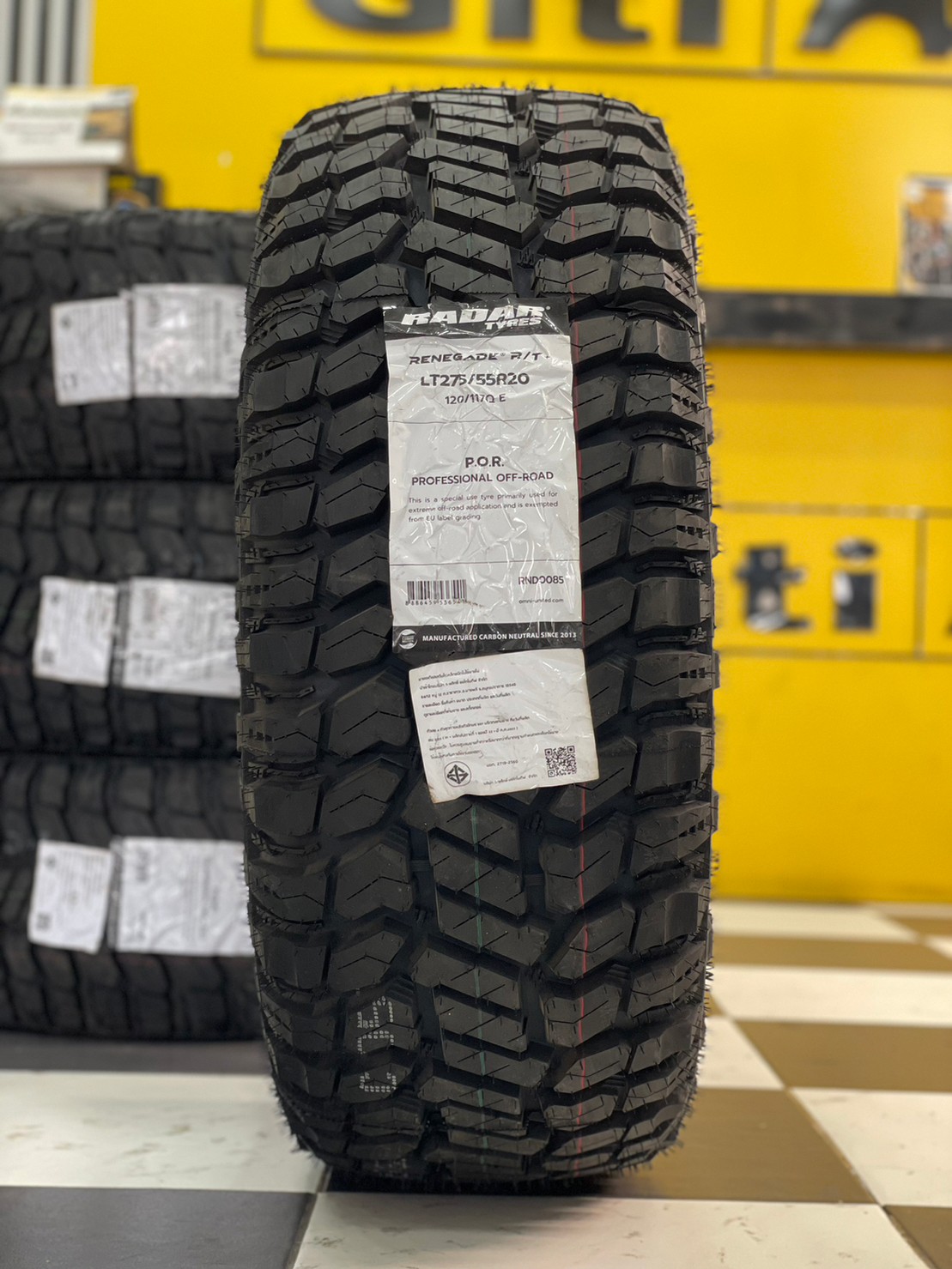 275/55R20 ยาง RADAR Renegade R/T ยางใหม่ปี2023 (โปรโมชั่นพิเศษ)