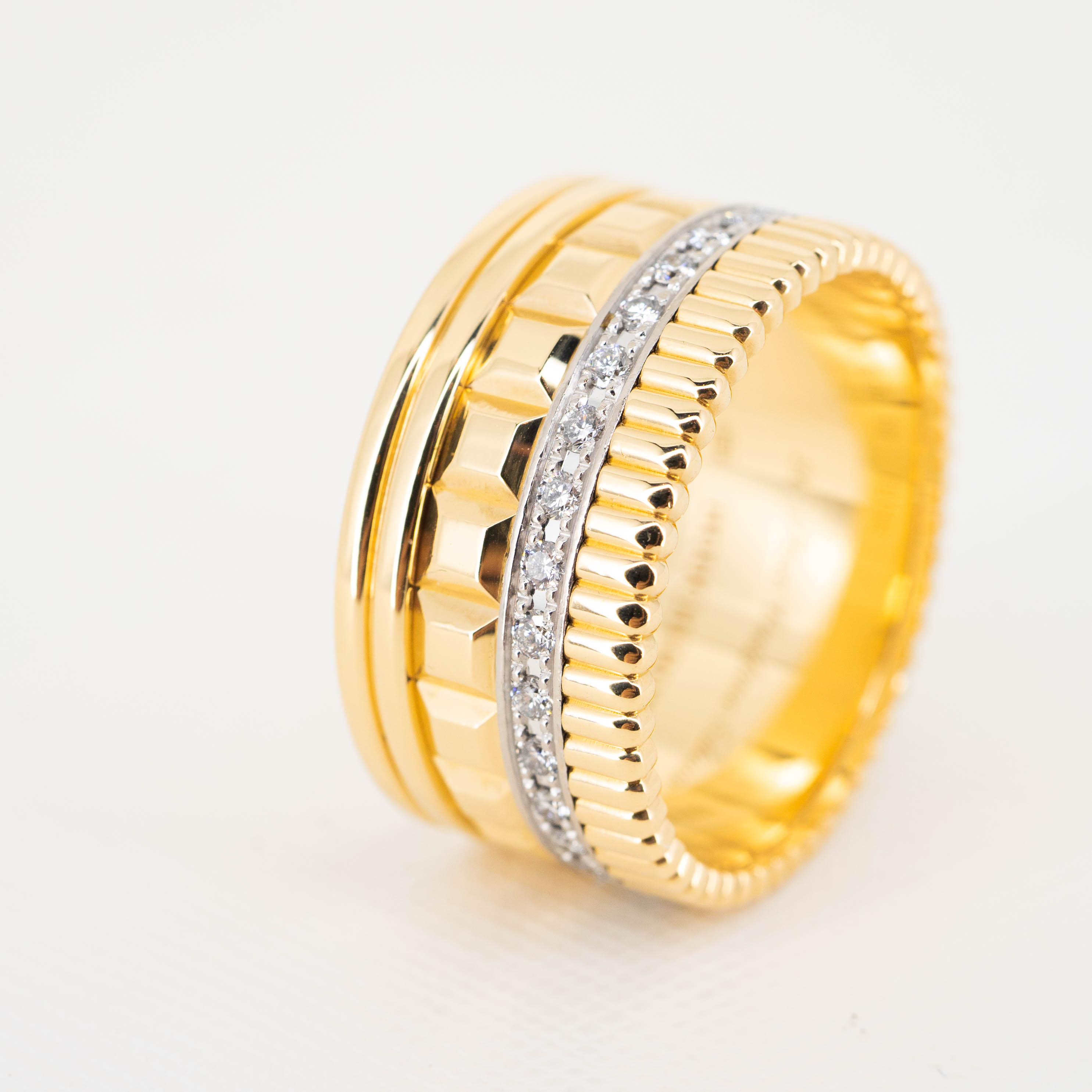 แหวน Boucheron Quatre Rediant Edition Large Ring, 26 Place Vendôme Edition ทองคำ18k ไซส์ 69# (Used) +Ring Pouch และ Copy Receipt