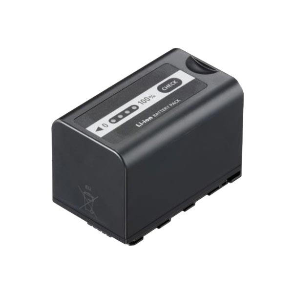 Panasonic AG-VBR58E Battery rated at 5800mAh at 7.2VDC